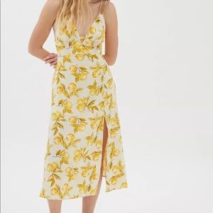 Urban Outfitters Plunging Midi Dress